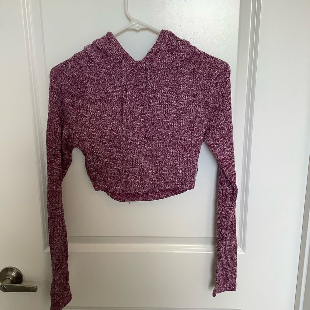 gymshark slounge cropped hoodie